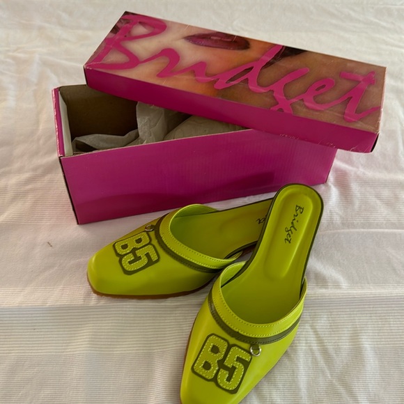 Bridget Shuster size 6 green/gray slip on leather - Picture 9 of 10